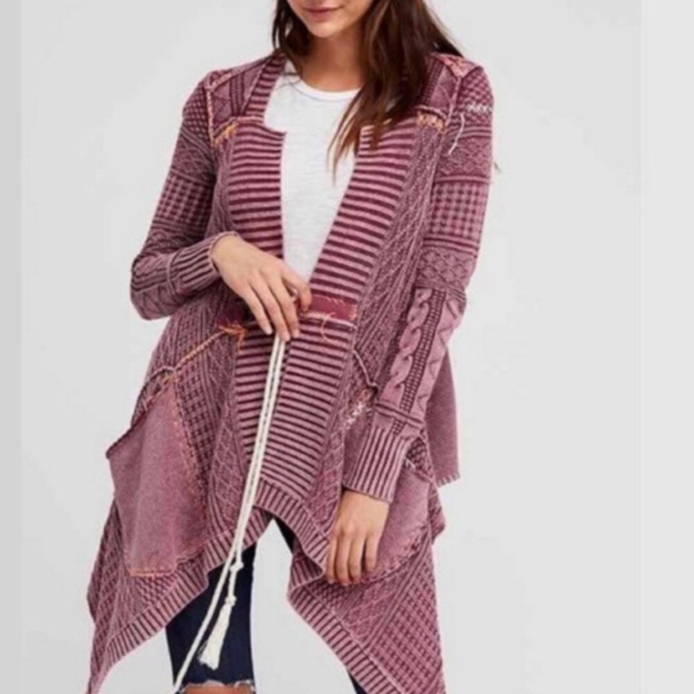 Free People washed out cardigan Sz S